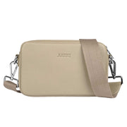 Aarni vaalea olkalaukku hopea hirvennahka