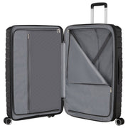 American Tourister musta 78cm sisältä