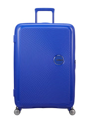 American tourister soundbox iso matkalaukku sininen cobald blue