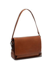 Aviles chesterfield brand olkalaukku ruskea nahka