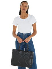 Calvin klein käsilaukku musta tote quilted