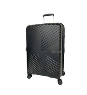 Cavalier musta pieni matkalaukku laajennettava deluxe