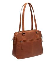 Chesterfield brand porlezza nahka olkalaukku konjakinruskea ruskea