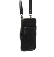 Chesterfield brand salta puhelinlaukku musta nahka