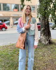 Ted Baker Darcita iso olkalaukku ruskea