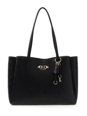 Guess Anise iso olkalaukku tote logokuvioitu musta