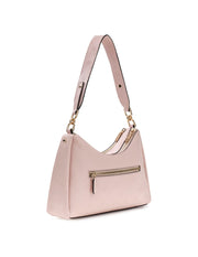 Guess Anise vaaleanpunainen olkalaukku logokuvioitu