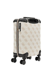 Guess Berta lentolaukku logokuvioitu taupe vaalea