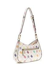 Guess Emelie olkalaukku valkoinen logokuvioitu