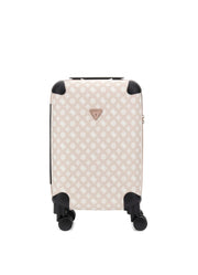 Guess Wilder beige logokuvioitu lentolaukku 53 cm