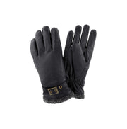 HK musta nahka hanskat naisten sajaco