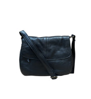 Houseofsajaco sajaco flap pieni musta olkalaukku nahka