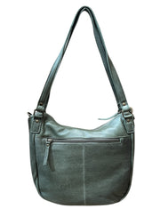 Houseofsajaco sajaco hobo nahka iso vihreä olkalaukku