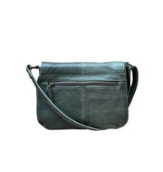 Houseofsajaco sajaco vihreä flap pieni olkalaukku nahka