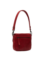 Irma chesterfield brand olkalaukku punainen nahka