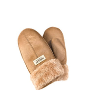 Migant naisten ruskeat pehmeät kintaat