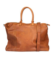 Montana butte iso matkakassi nahka konjakinruskea ruskea