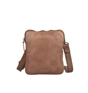 Montana ennis pieni olkalaukku nahka pähkinänruskea ruskea