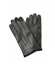 Mutka miesten musta käsineet nahka 1011