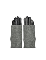 Redesigned adda nahka hanskat musta