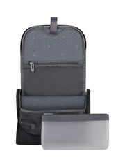 Respark musta toilettilaukku samsonite ympäristöystävällinen