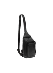 Riga chesterfield brand olkalaukku musta nahka