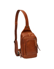 Riga olkalaukku ruskea nahka chesterfield brand