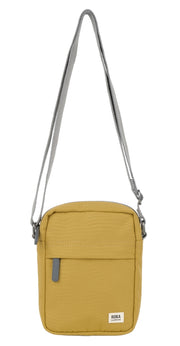 Roka london bond keltainen flax olkalaukku