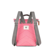 Roka london pieni reppu canvas finchley tulip pinkki