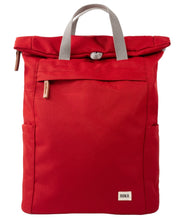 Roka london punainen iso reppu finchley