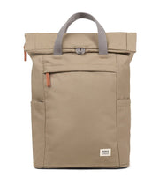 Roka london vaaleanruske reppu finchley canvas keskikokoinen taupe ruskea