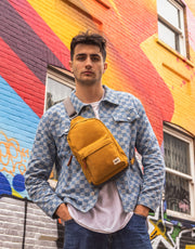 Roka london willeseden keltainen olkalaukku