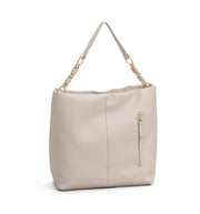 Sajaco hobo barcelona beige iso olkalaukku