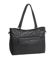 Sajaco nahkainen iso olkalaukku työlaukku musta pehmeä