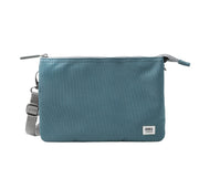 Sininen airforce olkalaukku roka london carnaby kangas