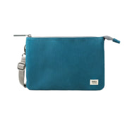 Sininen marine olkalaukku roka london carnaby kangas