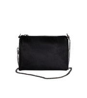 Ted Baker Jenifa samettinen olkalaukku juhlalaukku musta