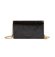 Ted Baker Mahiraa juhlalaukku olkalaukku nahka musta