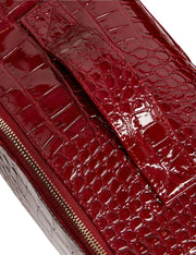 Ted baker vieda toilettilaukku iso kuvioitu punainen viininpunainen