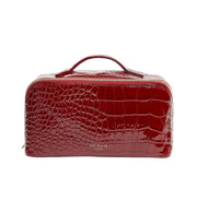 Ted baker vieda toilettilaukku iso kuvioitu viininpunainen punainen