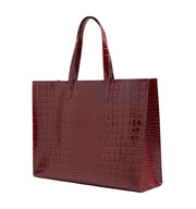 Ted baker wellma iso olkalaukku kuvioitu punainen viininpunainen