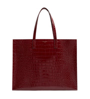 Ted baker wellma iso olkalaukku kuvioitu viininpunainen punainen