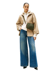 Tommy Hilfiger Popette kameralaukku kangas vihreä