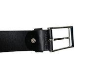 Tommy hilfiger layton vyö hopealla soljella musta