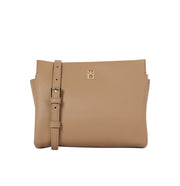 Tommy hilfiger legacy vaaleanruskea pieni olkalaukku safari