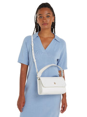 Tommy hilfiger monotype olkalaukku valkoinen