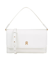 Tommy hilfiger monotype valkoinen olkalaukku