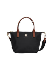 Tommy hilfiger musta popette pieni tote ruskea