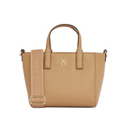 Tommy hilfiger pieni käsilaukku mini tote ruskea vaaleanruskea