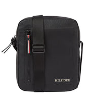 Tommy hilfiger pique reporter musta iso olkalaukku